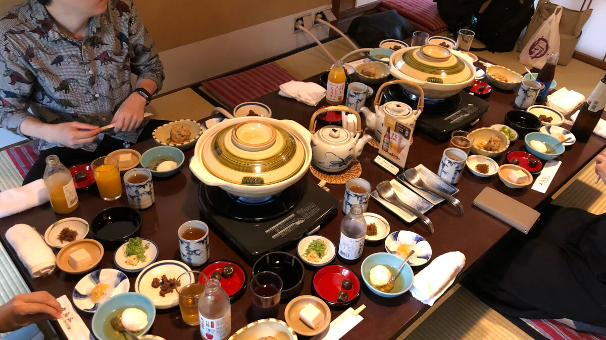 嵯峨野の湯豆腐コース