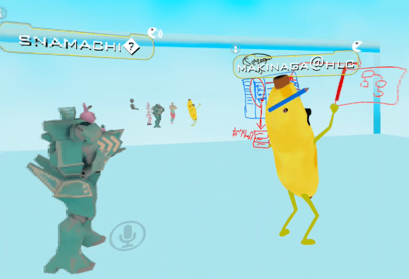 VRChat中の様子