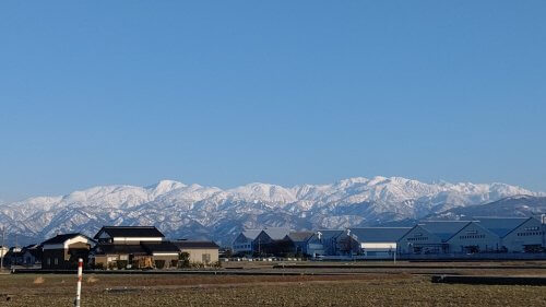 友人提供の立山連峰の写真