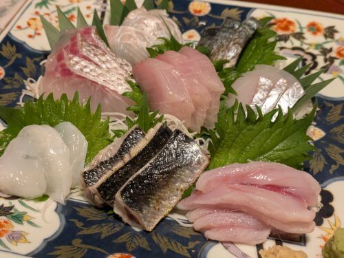 吟魚の刺身盛り